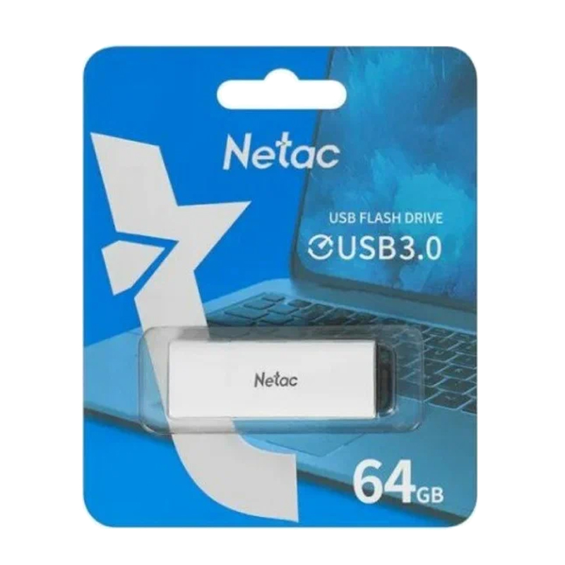 Флешка NETAC 64 ГБ (nt03u185n-064g-30wh)