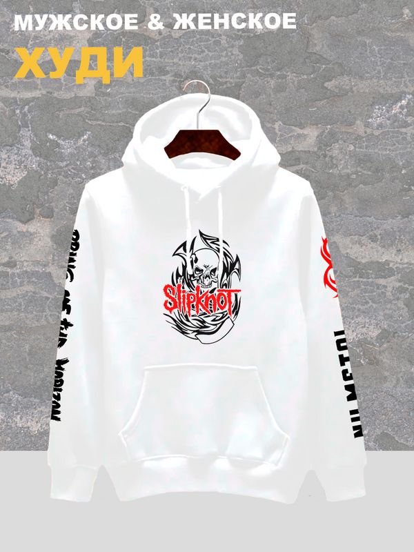 

Худи женское SHARP&CUT ABB220068 белое L, Белый, ABB220068