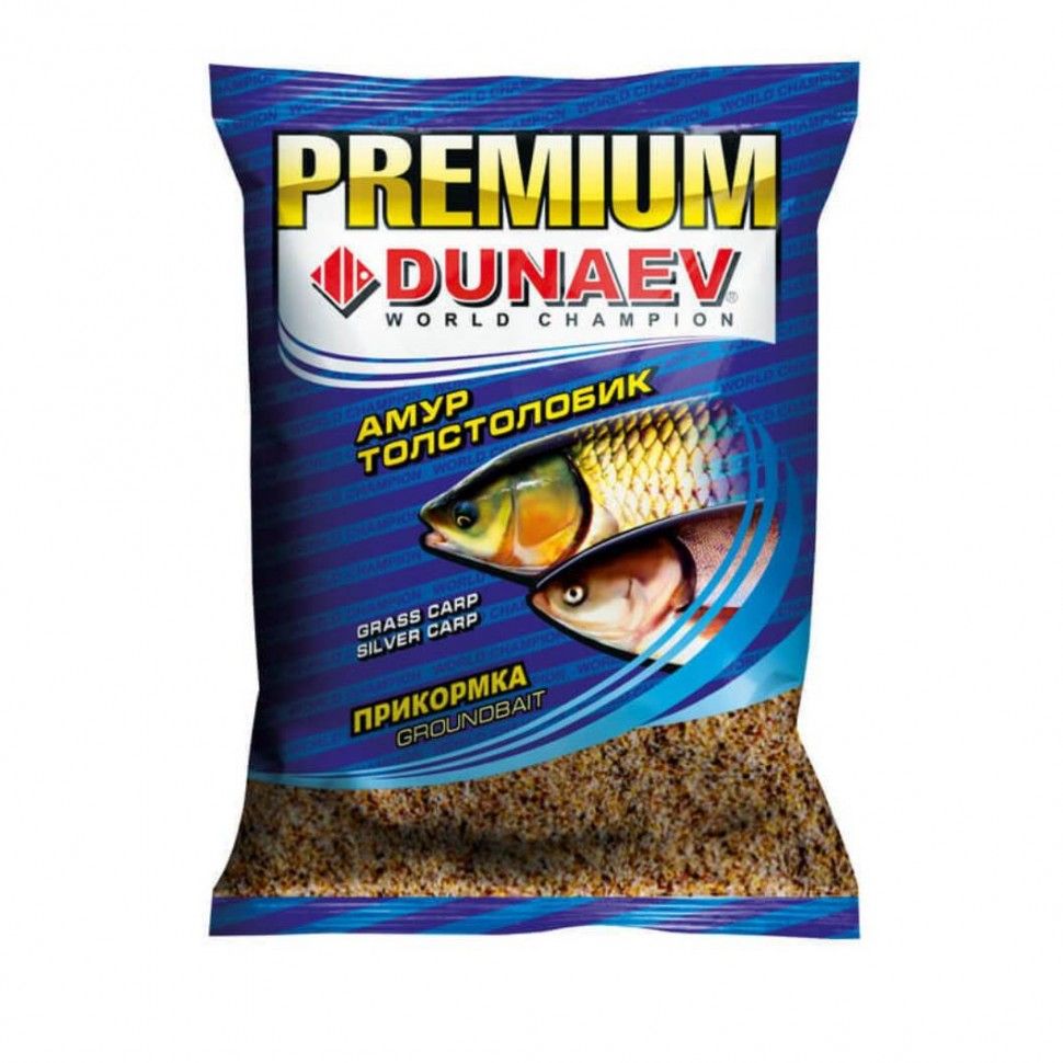 

Прикормка DUNAEV PREMIUM Амур Толстолобик (1кг), Коричневый, PREMIUM