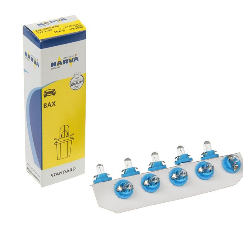 

Nv17029_Лампа (1.2W) 12V Bax8.5D Приборная Панель, Пластмассовый Синий Цоколь