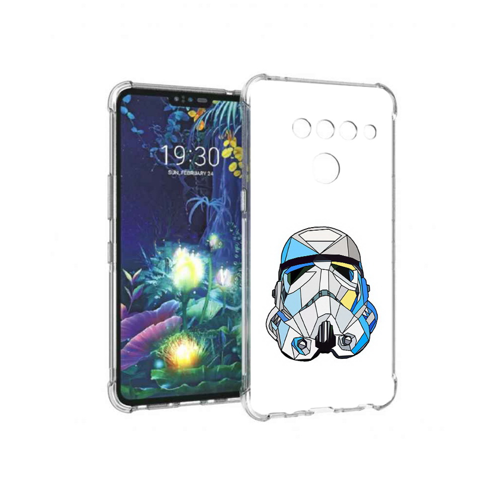 

Чехол MyPads Tocco для LG V50 ThinQ star wars дарт вейдер, Прозрачный, Tocco