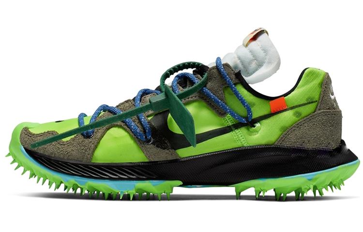

Кроссовки унисекс Nike OFF-WHITE x Nike Air Zoom Terra Kiger 5 зеленые 44.5 EU, Зеленый, OFF-WHITE x Nike Air Zoom Terra Kiger 5