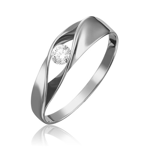 

Кольцо из золота р. 18,5 PLATINA jewelry 01-4891-00-501-1120-38, фианит, 01-4891-00-501-1120-38