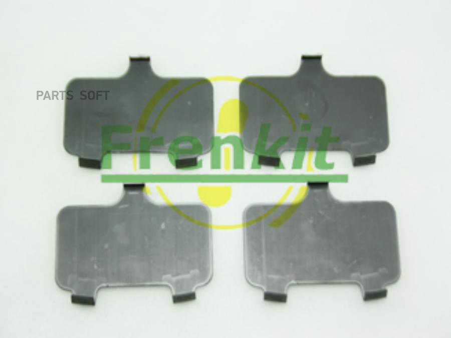 

F940151_комплект пластин противоскрипных задних! Toyota RAV4 2.0/2.2 D-4D 06>