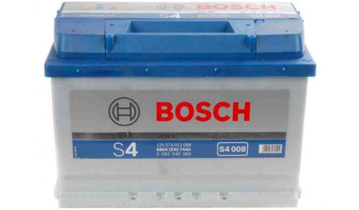 

Аккумулятор Bosch S4 Silver 12V 74Ah 680A Etn 0(R+) B13 278X175X190Mm 17.87Kg