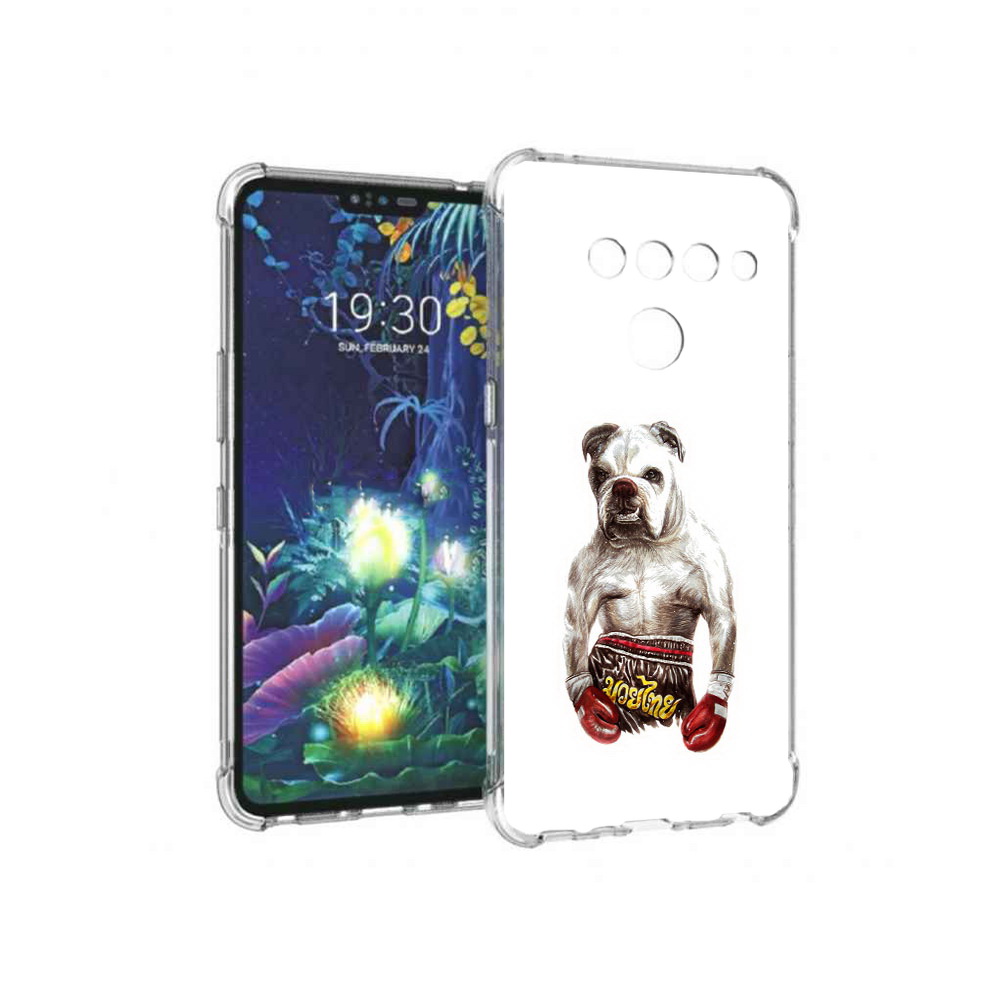 

Чехол MyPads Tocco для LG V50 ThinQ боксер, Прозрачный, Tocco