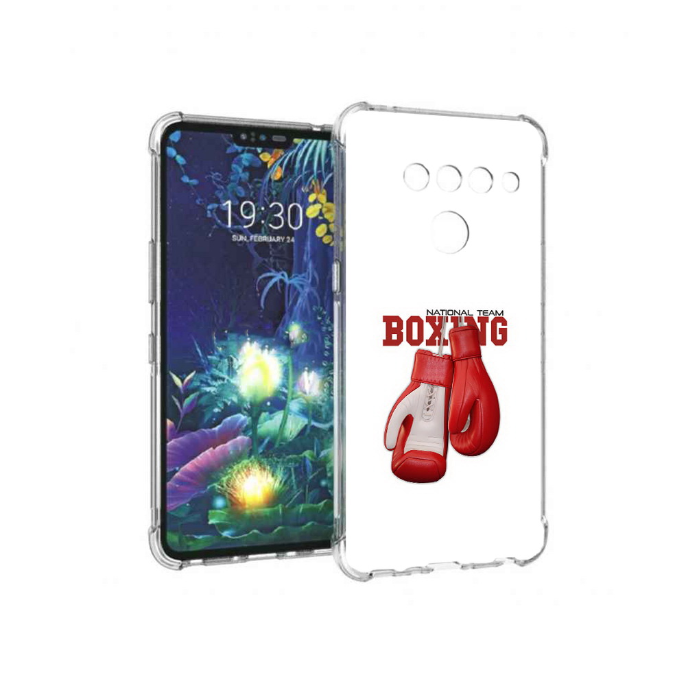 

Чехол MyPads Tocco для LG V50 ThinQ боксерские перчатки, Прозрачный, Tocco