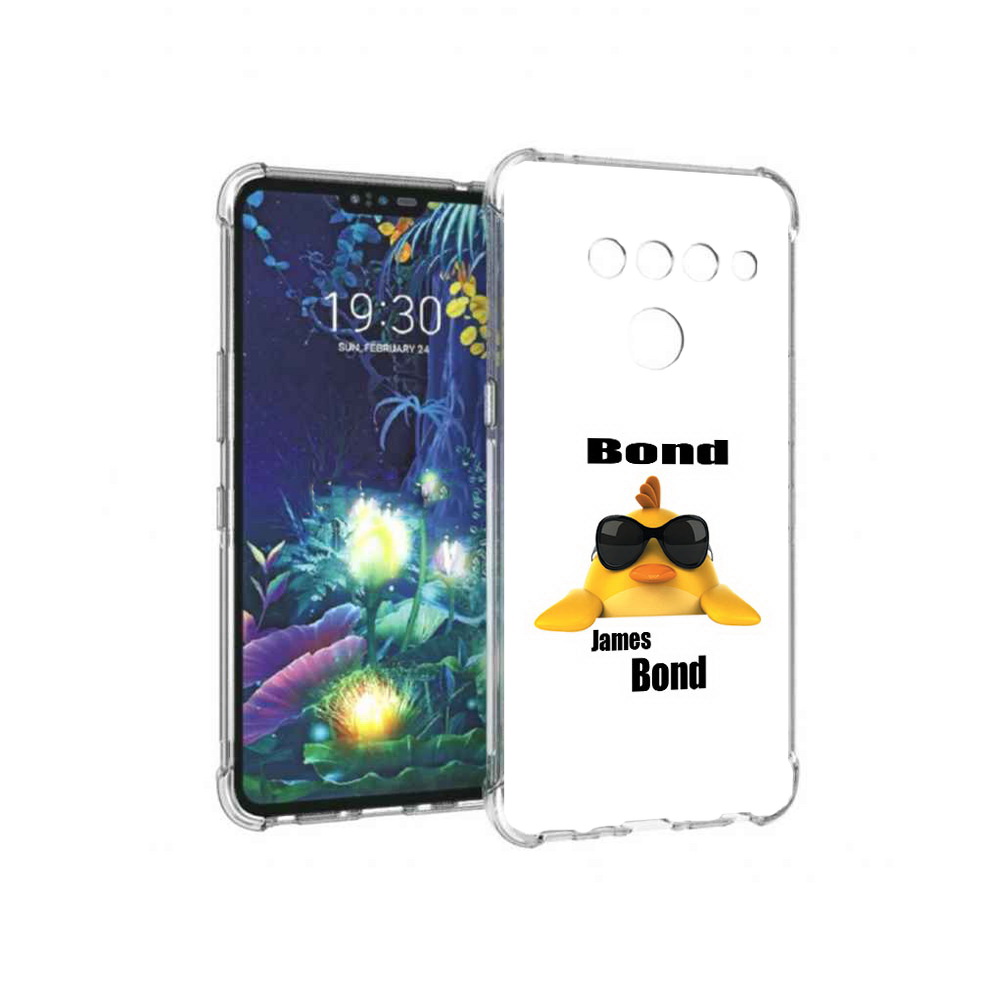 

Чехол MyPads Tocco для LG V50 ThinQ бонд, Прозрачный, Tocco