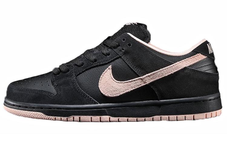 

Кеды унисекс Nike SB Dunk Low Pro Black Coral черные 38.5 EU, Черный, SB Dunk Low Pro Black Coral