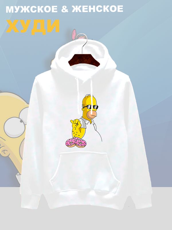 

Худи женское SHARP&CUT DCD937632 белое XXL, Белый, DCD937632