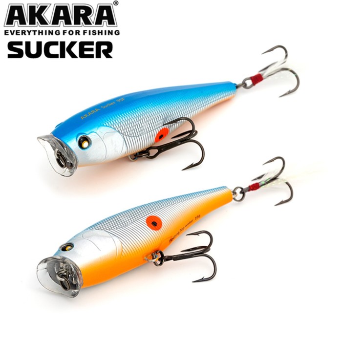 

Воблер Akara Sucker 95F, цвет A115, длина 9 см, 16 гр., Разноцветный