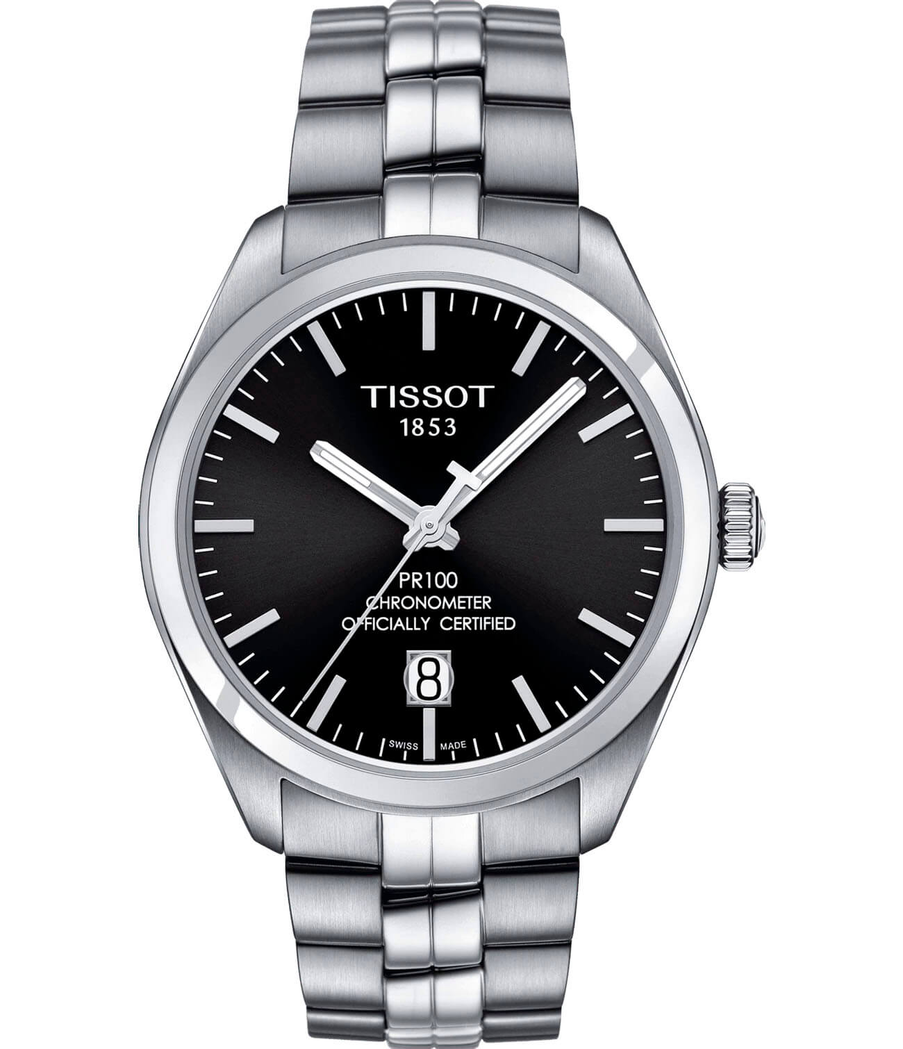 

Наручные часы мужские Tissot T1014081105100 серебристые, T1014081105100