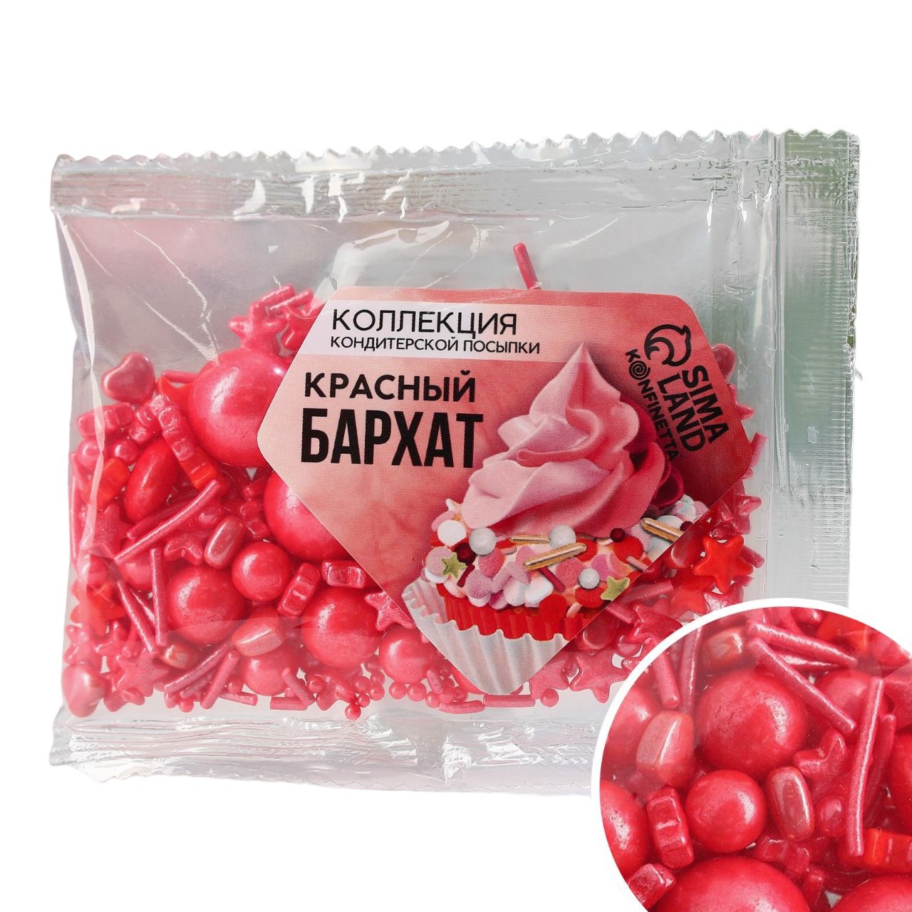 

Кондитерская посыпка «Красный бархат», 25 г.