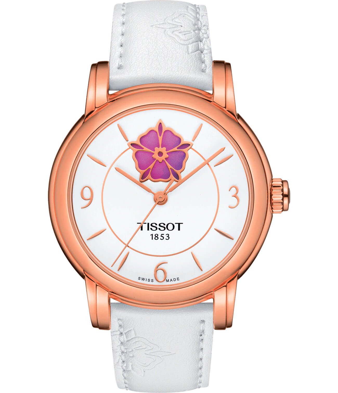Наручные часы женские Tissot T050.207.37.017.05 белые