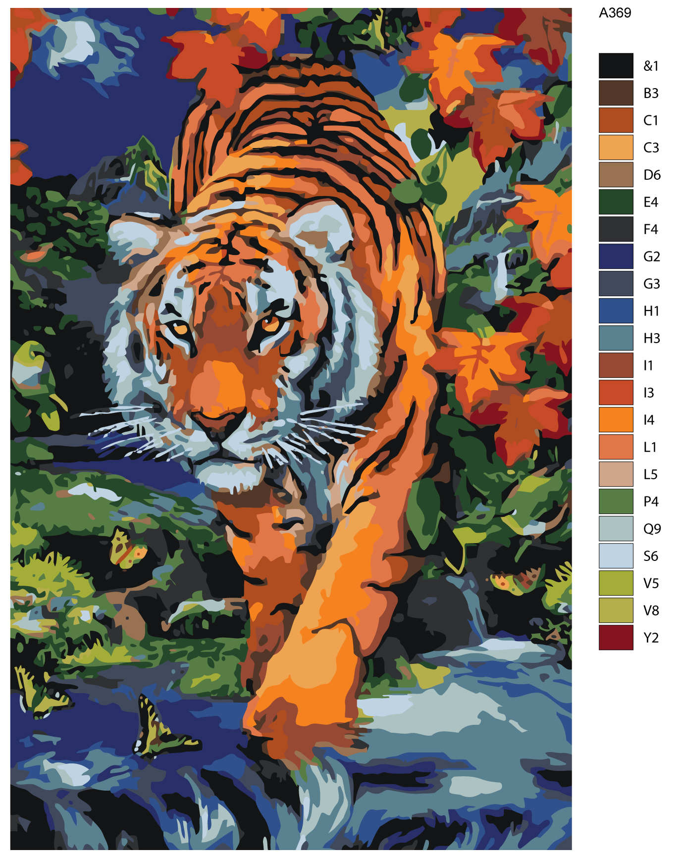 

Картина по номерам, Живопись по номерам, 60 x 90, A369, A369