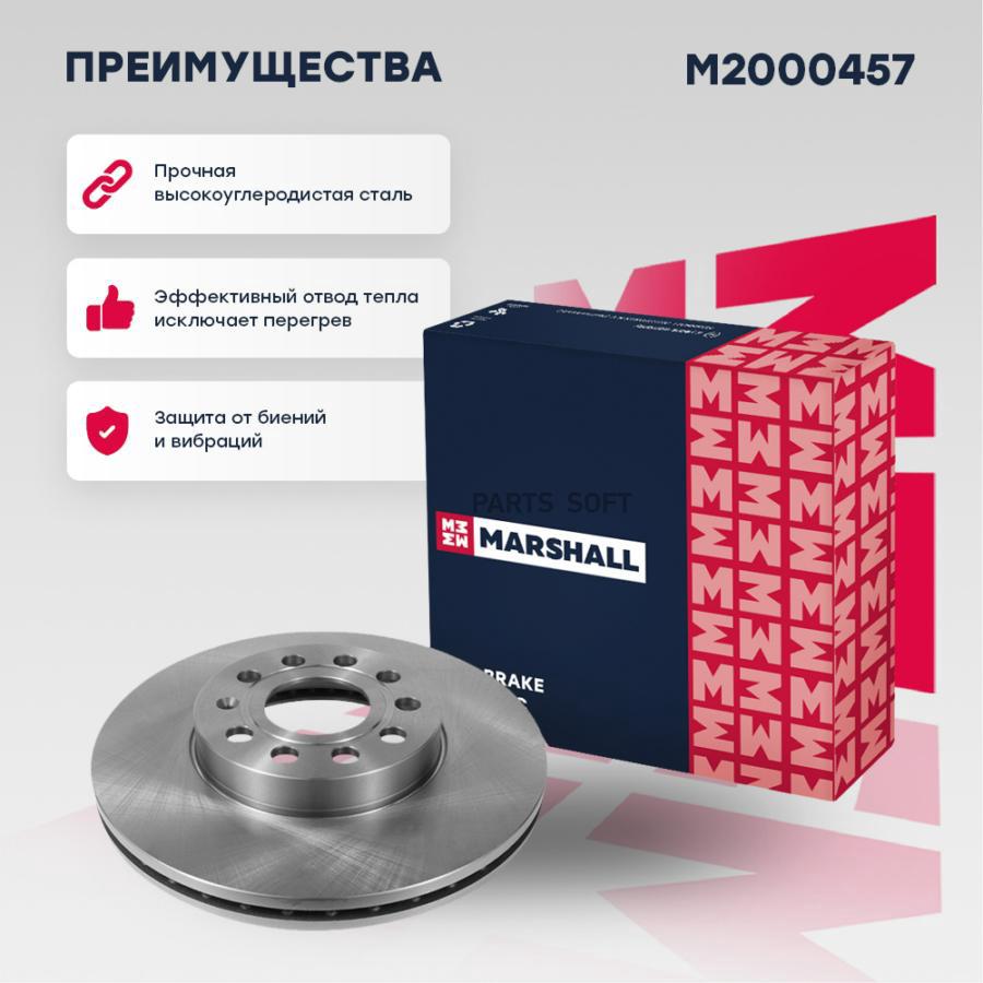 

Тормозной диск передний Audi A3 03-; Skoda Octavia II (A5), III (A7), IV (A8) 04- / Yeti