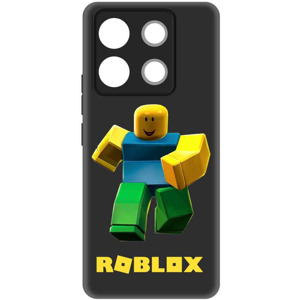 

Чехол-накладка Krutoff Soft Case Roblox-Классический Нуб для Poco X6 черный