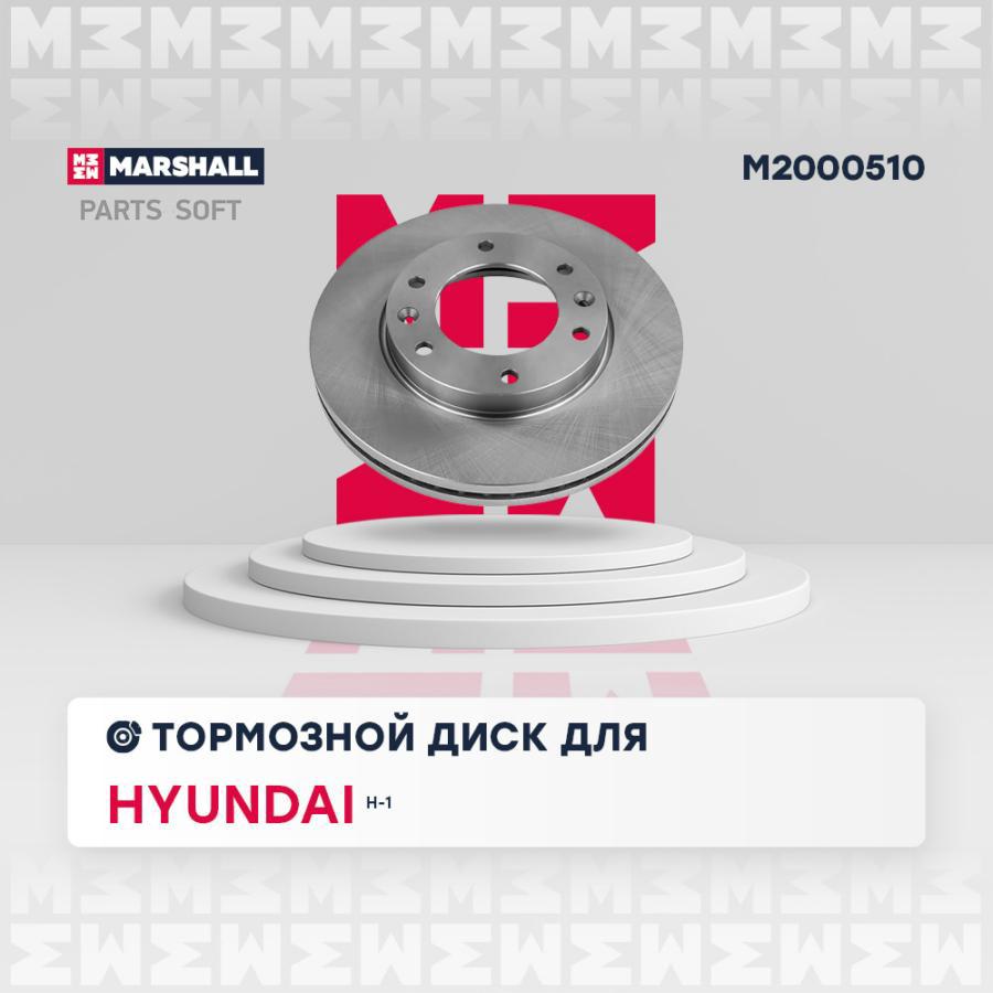 

Тормозной диск передний Hyundai H-1 (TQ) 08- ; TRW DF6446; OEM517124H000; 517124H500