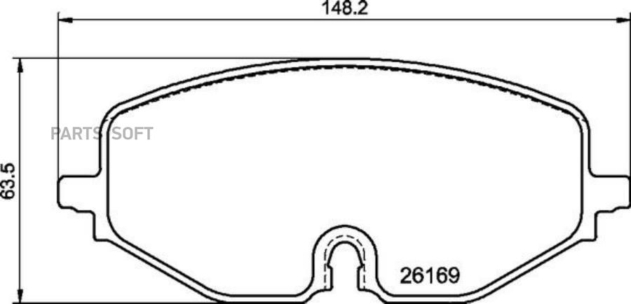 

Колодки Тормозные P85182 Brembo P85182