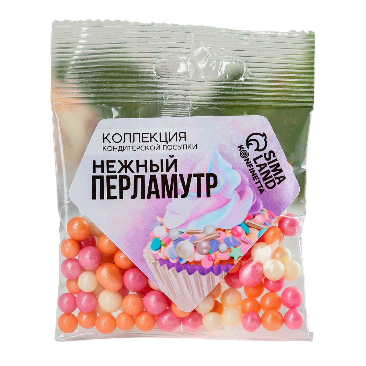 

Кондитерская посыпка «Нежный перламутр», 25 г.