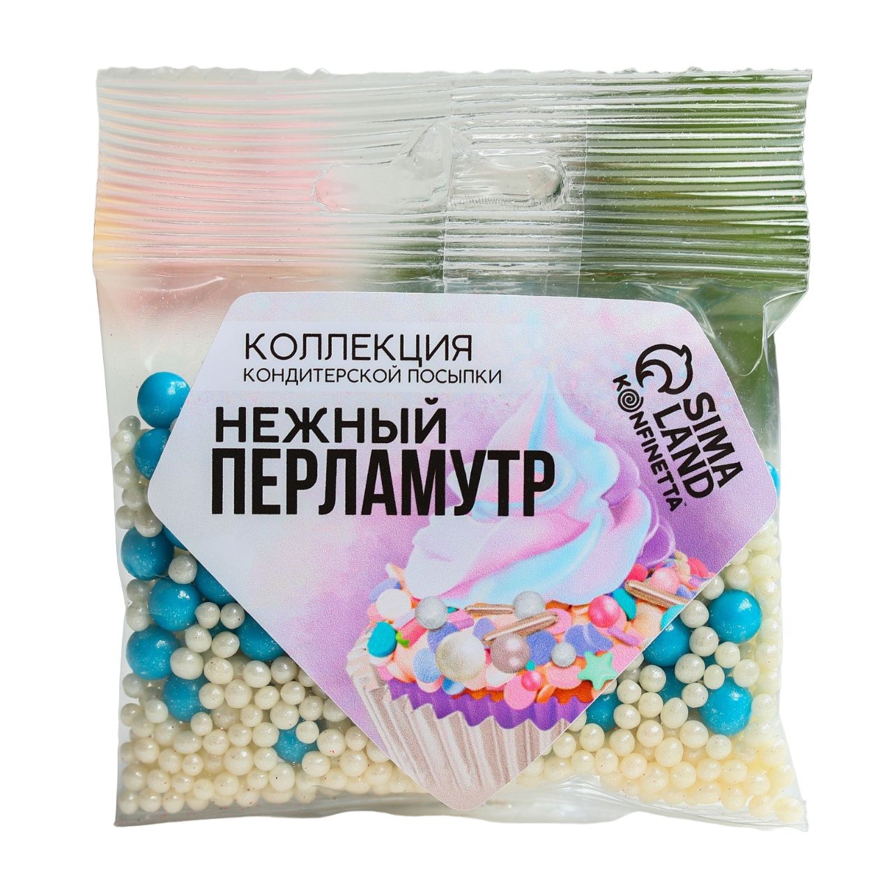 

Кондитерская посыпка «Нежный перламутр», 25 г.