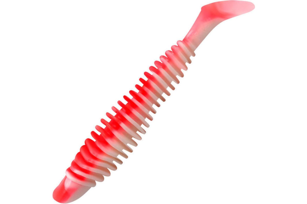 

Виброхвост YAMAN PRO Arris Shad, р.5,5 inch, цвет #27 - Red White (уп. 4 шт.), Красный;белый