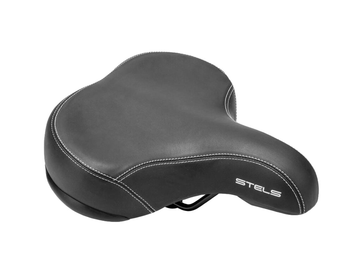 

Седло для велосипеда детское STELS 470069 черное, Черный