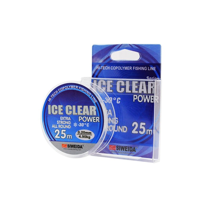 

Леска SIWEIDA "ICE CLEAR" 25м 0,20 (4,90кг) прозрачная
