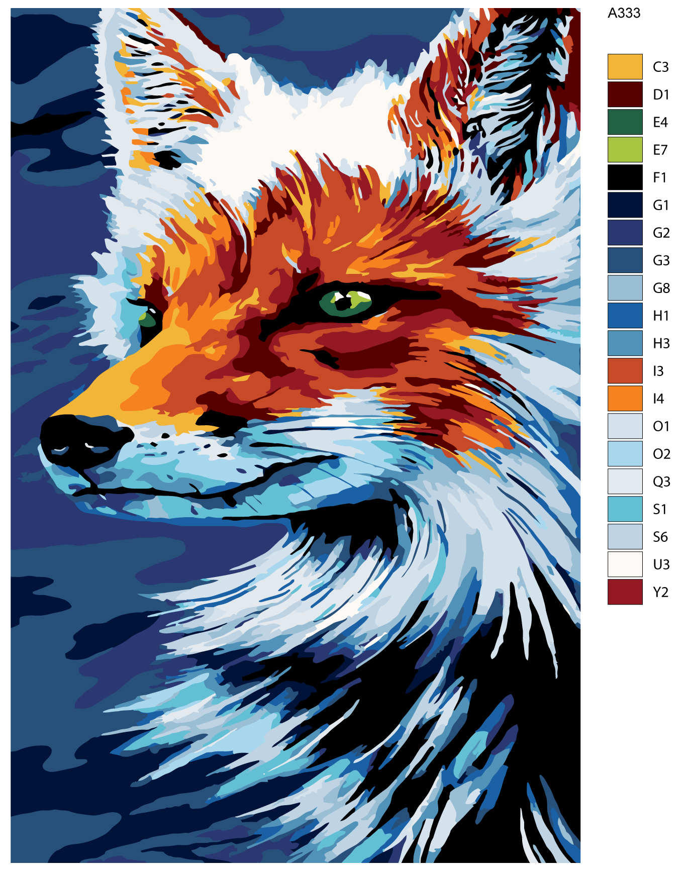 

Картина по номерам, Живопись по номерам, 48 x 72, A333, A333