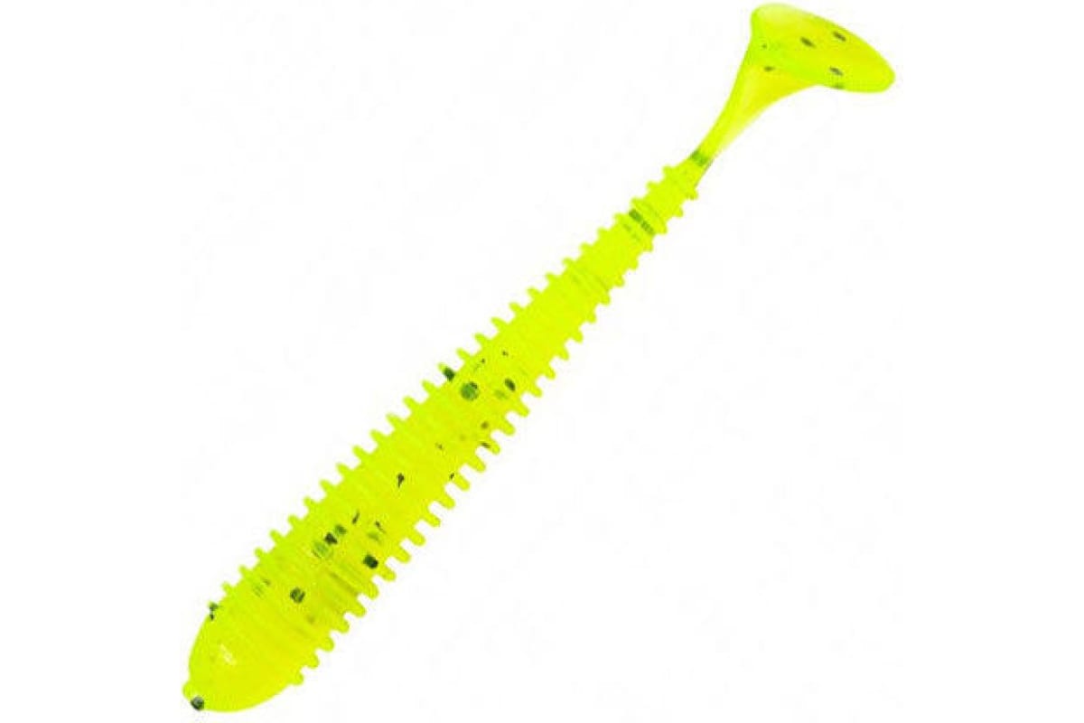 

Виброхвост YAMAN PRO Betta, р.3,5 inch, цвет #10 - Green pepper (уп. 8 шт.), Зеленый;черный