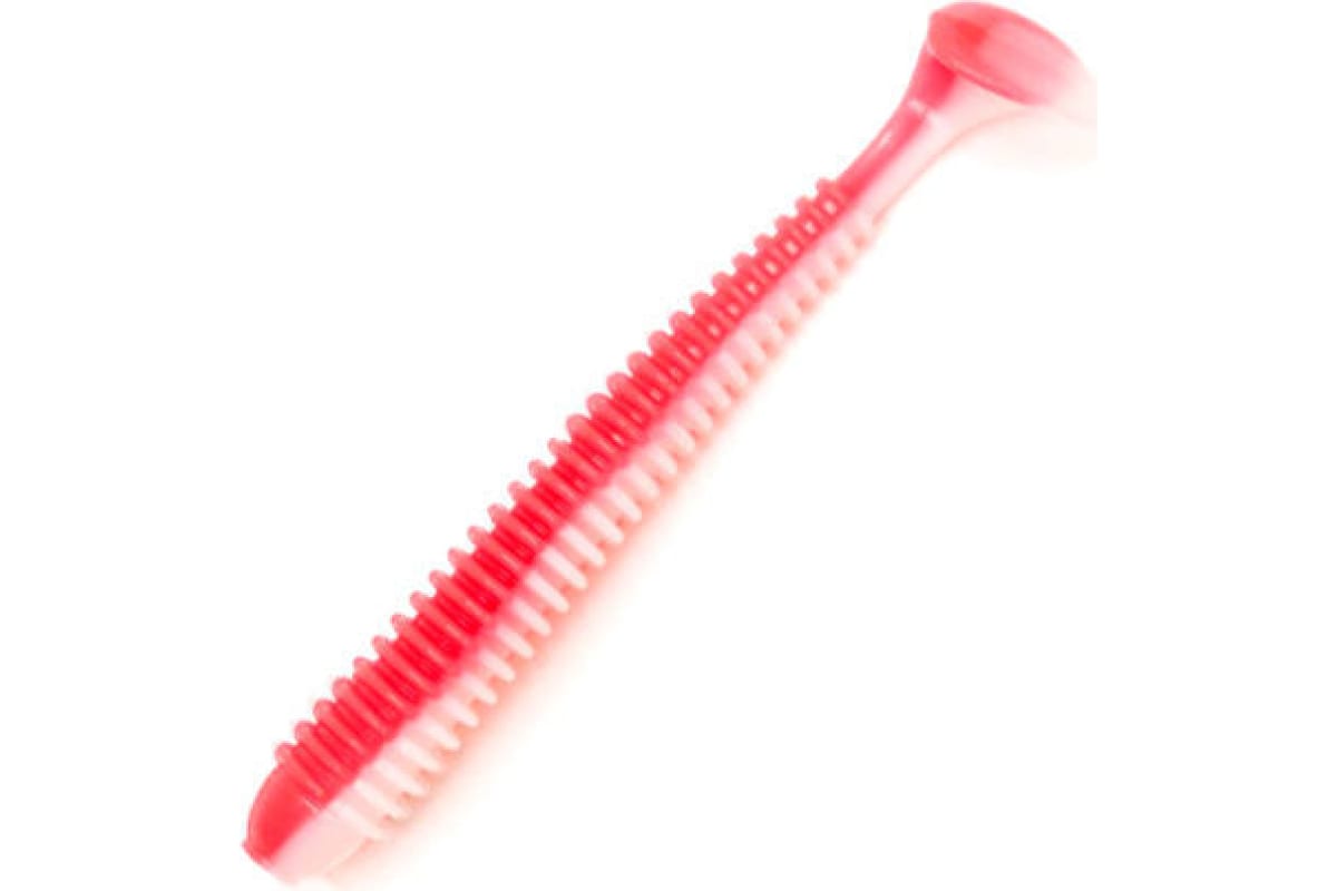 

Виброхвост YAMAN PRO Betta, р.3,5 inch, цвет #27 - Red White (уп. 8 шт.), Красный;белый