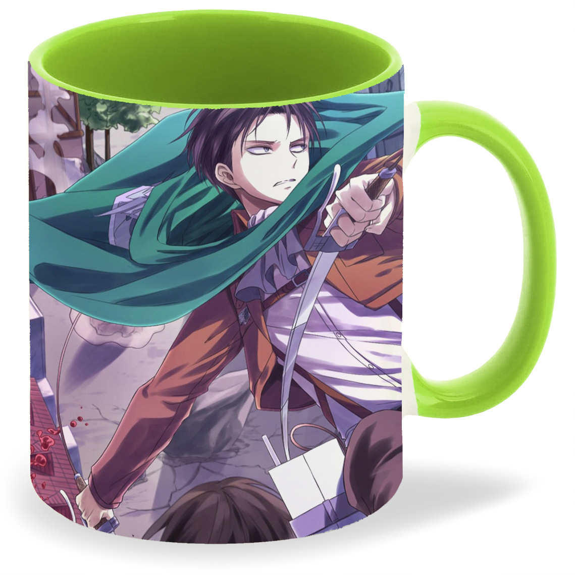

Кружка CoolPodarok Anime. Атака Титанов Леви Аккерман Аниме