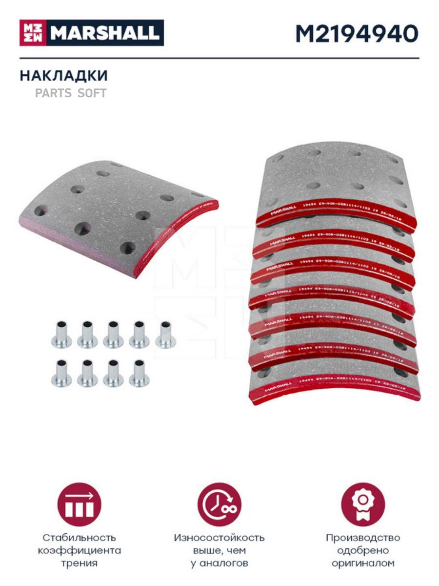 

Накладки торм. компл. HCV