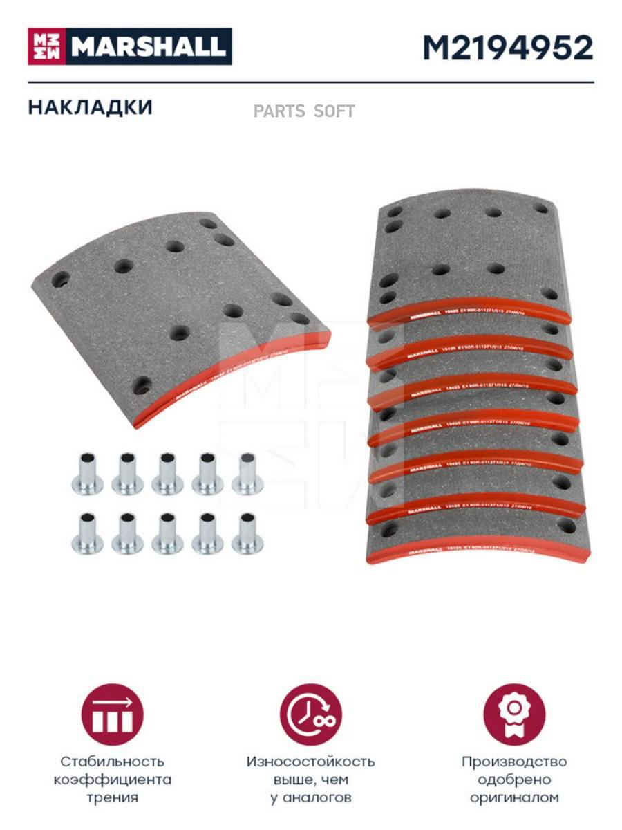 

Накладки торм. компл. HCV