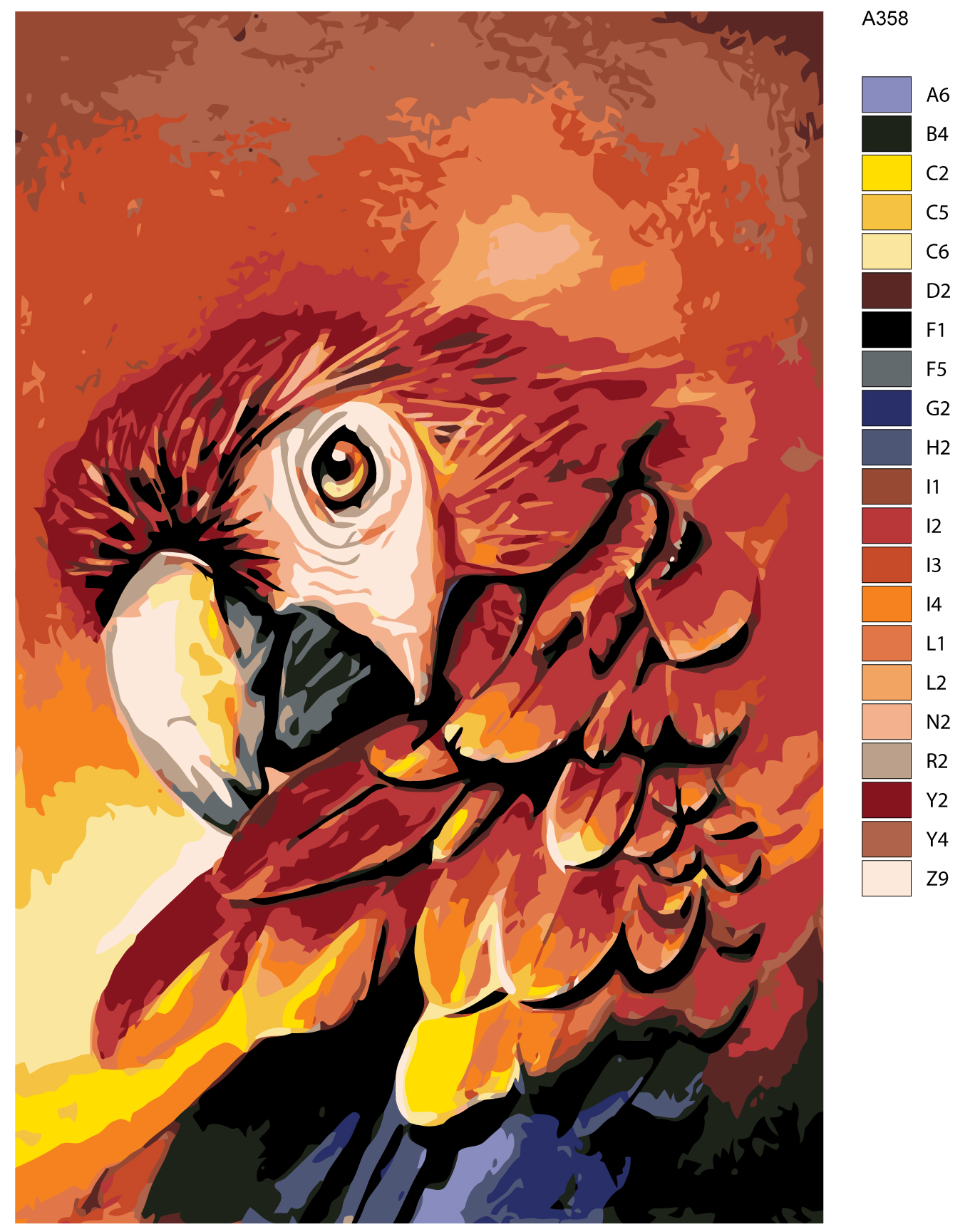

Картина по номерам, Живопись по номерам, 60 x 90, A358, A358