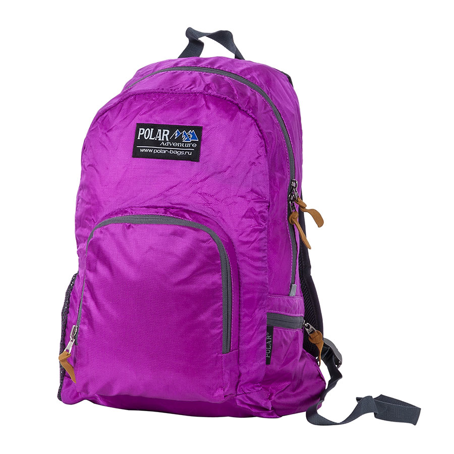 Рюкзак унисекс Polar П2102 фиолетовый, 43x28x13 см