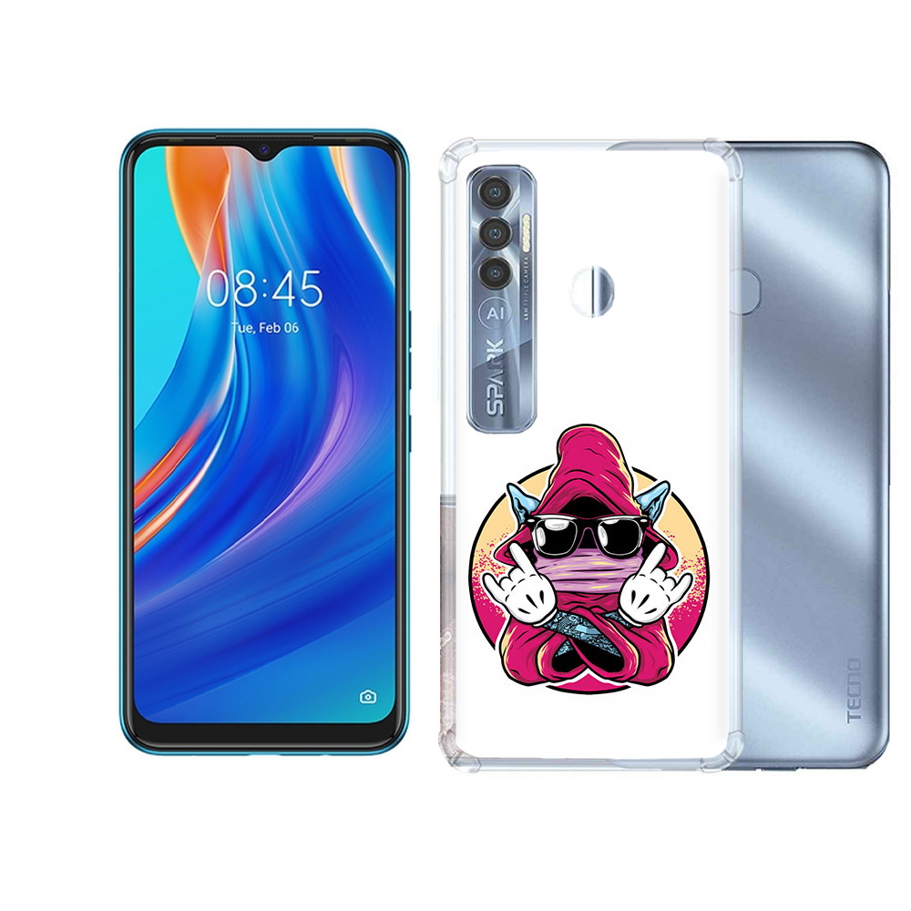 

Чехол MyPads Tocco для Tecno Spark 7 Pro йоу, Прозрачный, Tocco