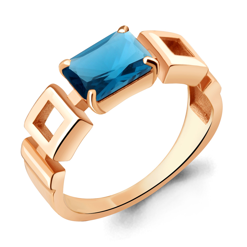 

Кольцо из серебра р. 17,5 AQUAMARINE 6951693_925_з, 6951693_925_з