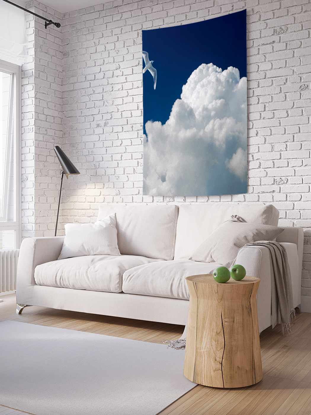 

Вертикальное фотопанно на стену JoyArty Парящая чайка 100x150 см, Парящая чайка