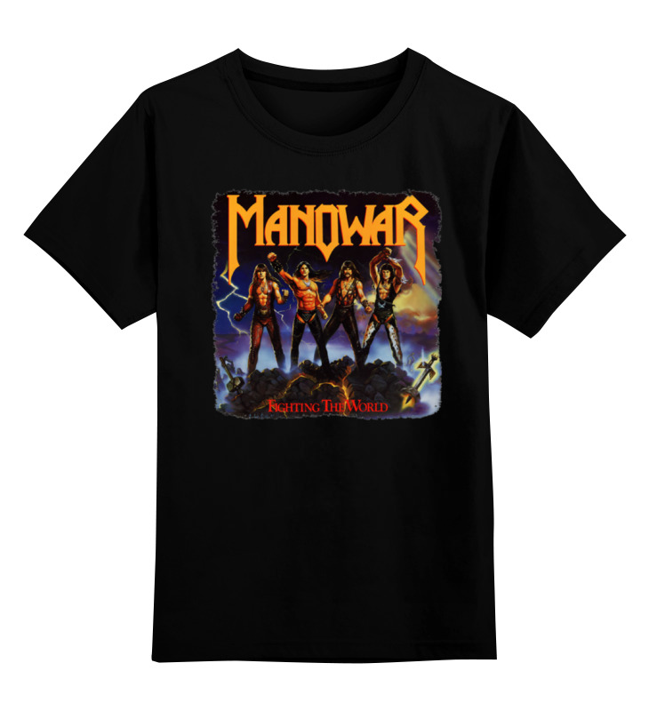 

Футболка детская Printio Manowar band цв. черный р. 140, Manowar band