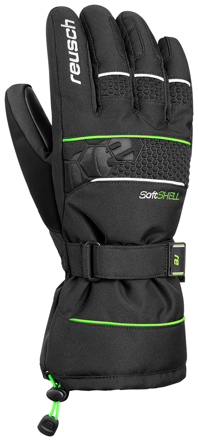 фото Перчатки reusch connor r-tex xt, 2021, black/green, 9