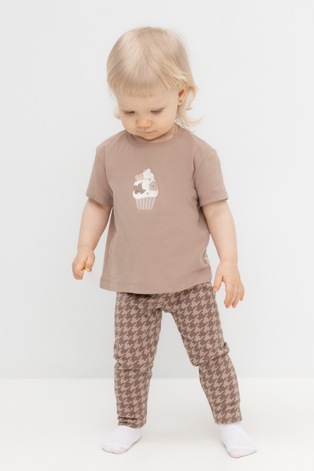 

Леггинсы детские CROCKID М 2331 Br, коричневый, 74, М 2331_Br