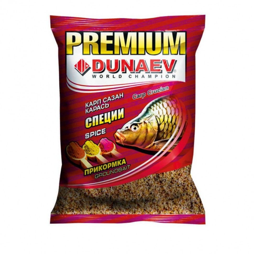 

Прикормка DUNAEV PREMIUM Карп Сазан Карась (1кг) Специи, Коричневый, PREMIUM