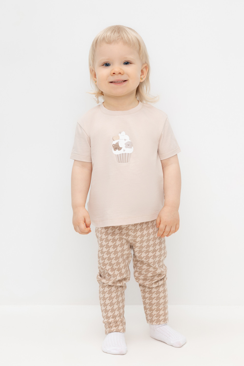 

Леггинсы детские CROCKID М 2331 Br, бежевый, 92, М 2331_Br