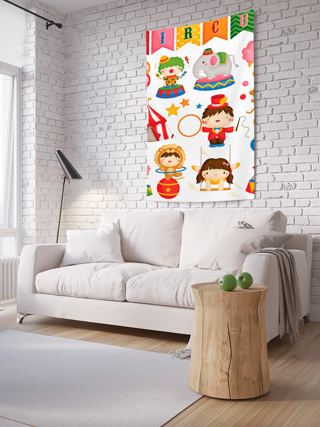 

Вертикальное фотопанно на стену JoyArty Цирк веселья 100x150 см, Цирк веселья