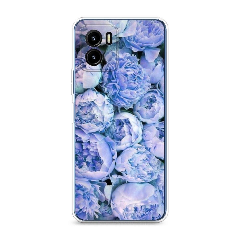 

Чехол Awog на Vivo Y15s "Пионы голубые", Разноцветный, 265650-8