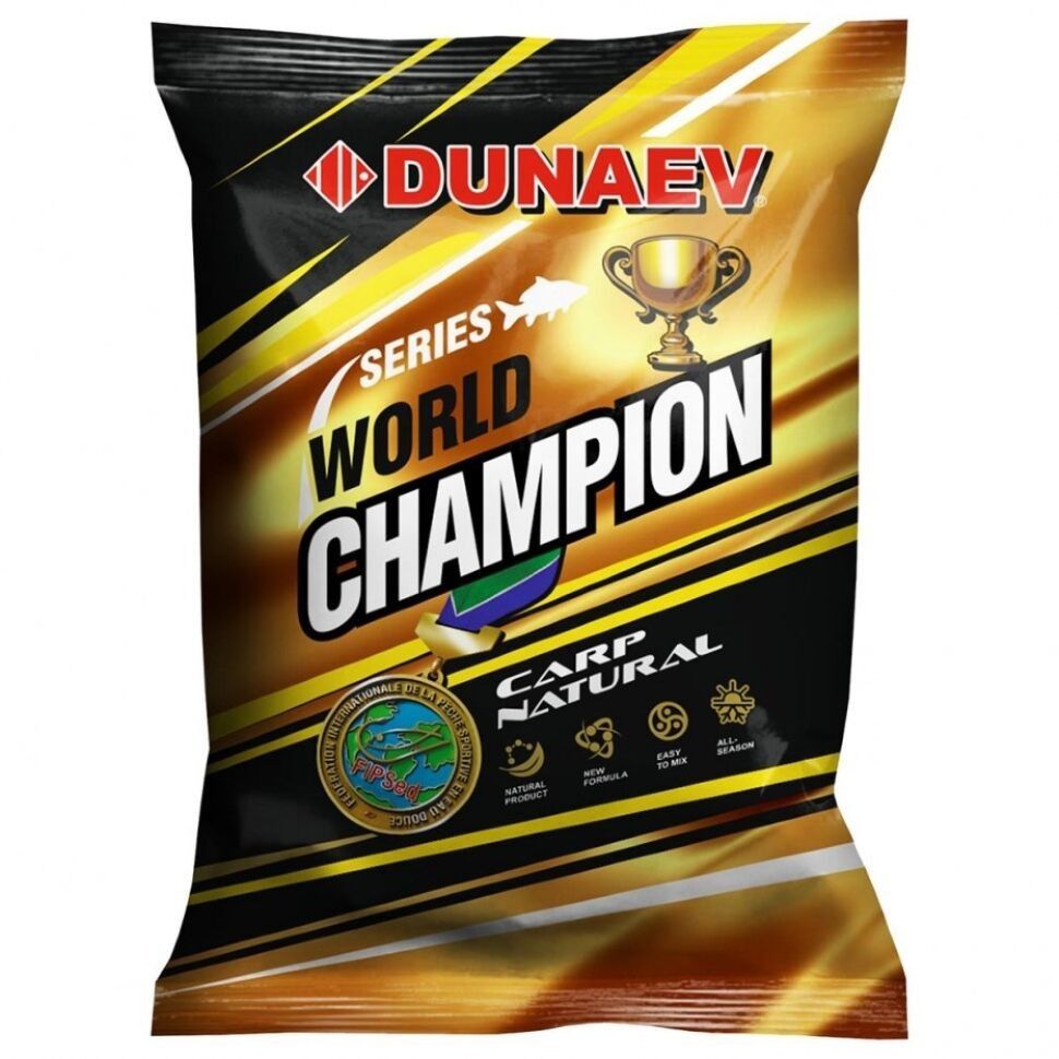 

Прикормка DUNAEV WORLD CHAMPION Carp Natural (1кг), WORLD CHAMPION