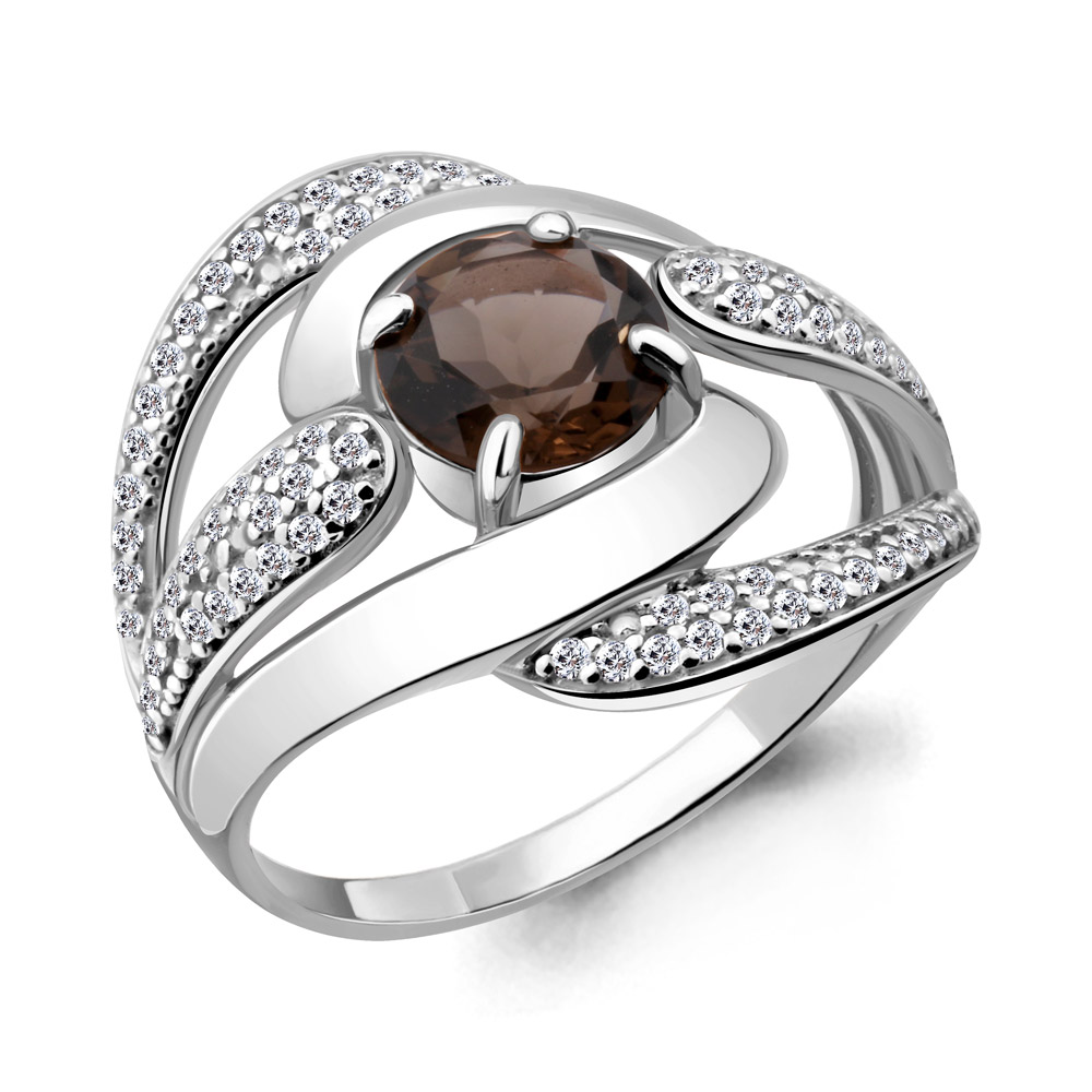 

Кольцо из серебра р.  AQUAMARINE 6587901А_925_р, 6587901А_925_р