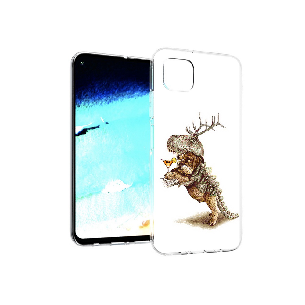 

Чехол MyPads Tocco для Huawei Nova 6 SE тематическая вечеринка, Прозрачный, Tocco
