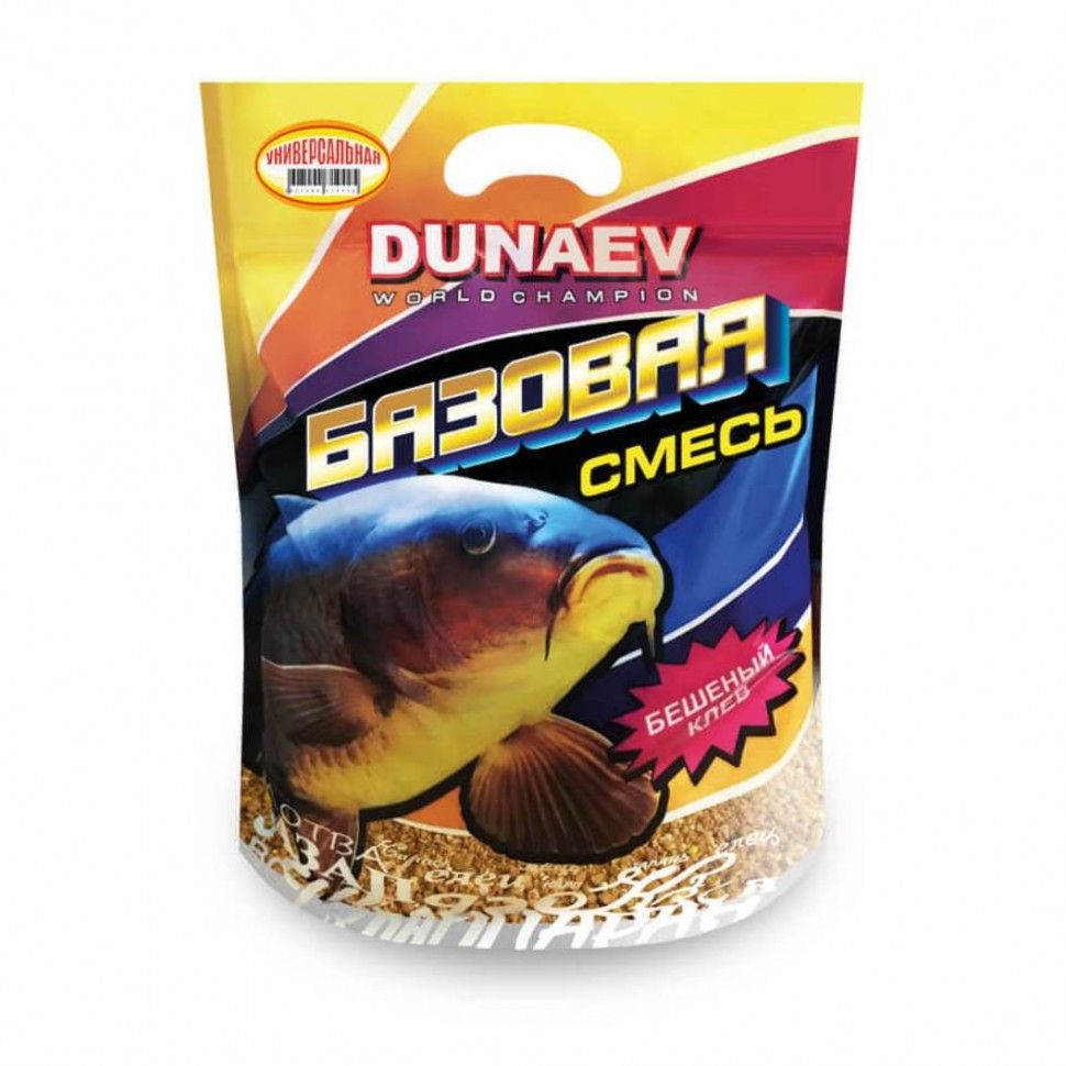 

Прикормка DUNAEV Базовая смесь 2.5 кг Универсальная, Коричневый, Универсальная